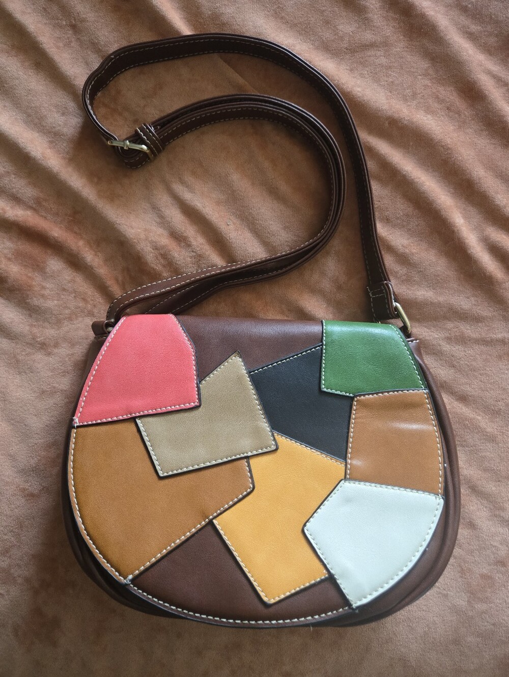 Vieta Multicolor Patch Purse